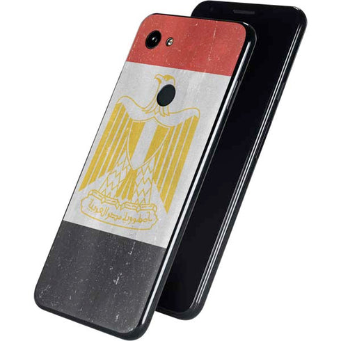 Egypt Flag Distressed Google Pixel 3a Skin